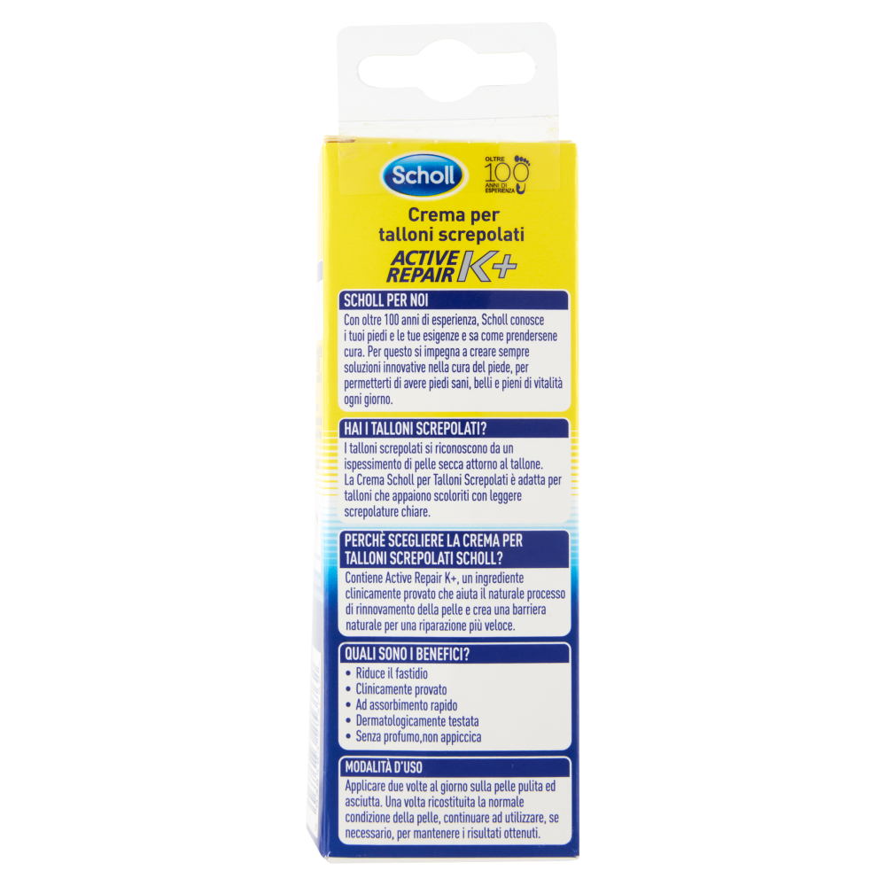 Scholl Secchezza Crema per talloni screpolati Active Repair K+ 60 ml