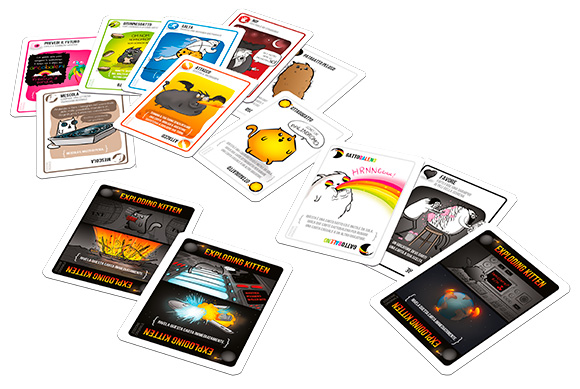 Asmodee Exploding Kittens 15 min Carta da gioco Gioco di probabilità