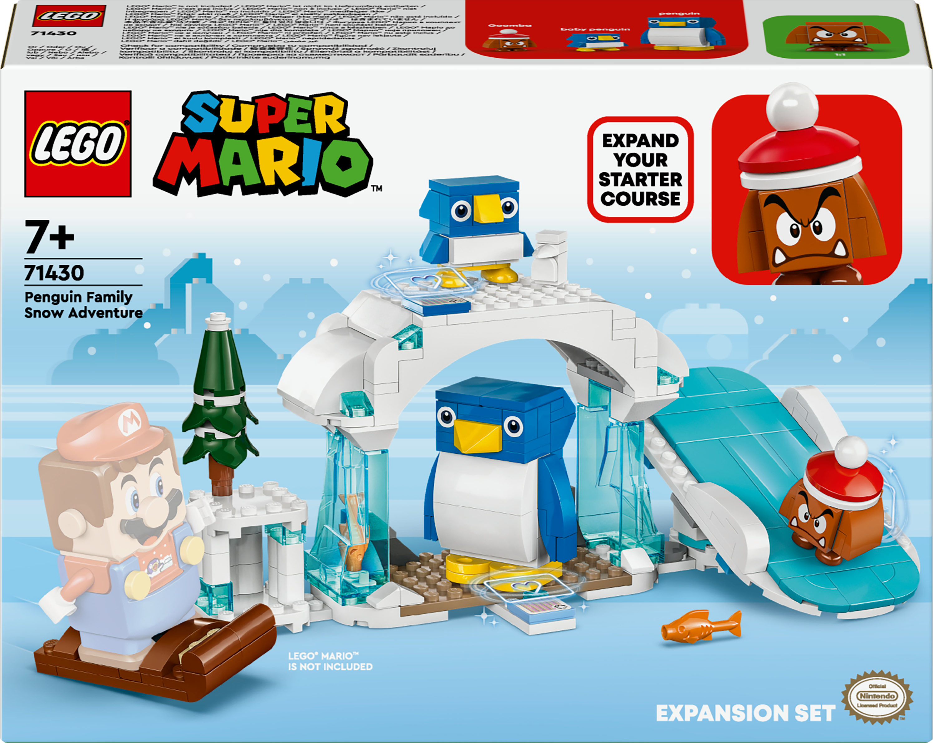 LEGO Super Mario Pack di espansione La settimana bianca della famiglia Pinguotto