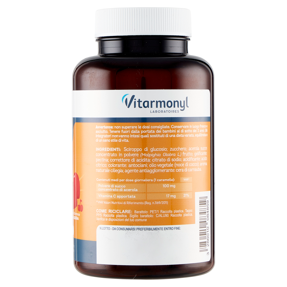 Laboratoires Vitarmonyl Gummies Vitamina C Naturale 30 Gummies 90 g