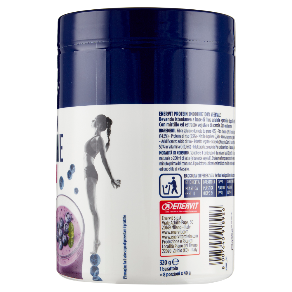 Enervit Protein Protein Smoothie Mirtillo 320 g