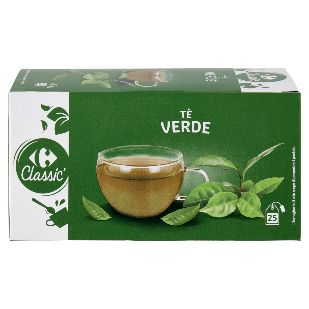 Carrefour Classic Tè Verde filtri 25 x 1,75 g