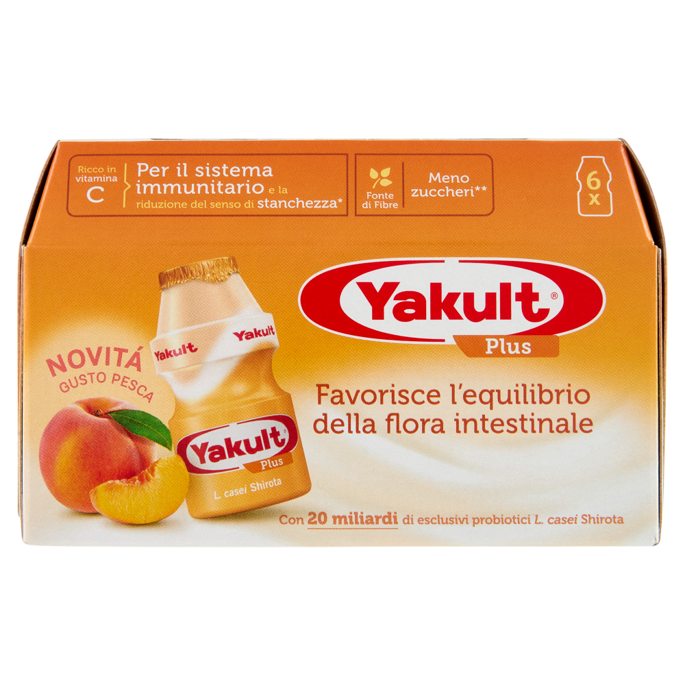 Yakult Plus Gusto Pesca 6 x 65 ml
