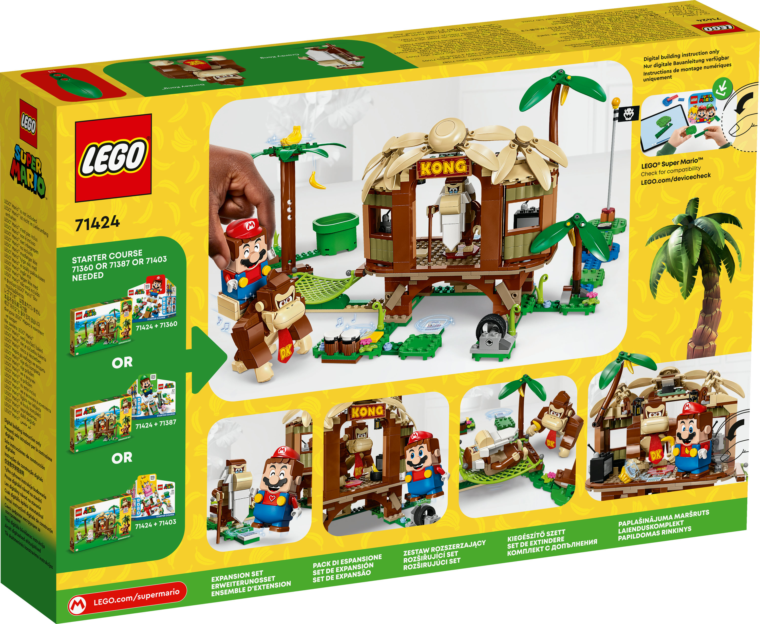 LEGO Super Mario Pack di espansione Casa sull'albero di Donkey Kong