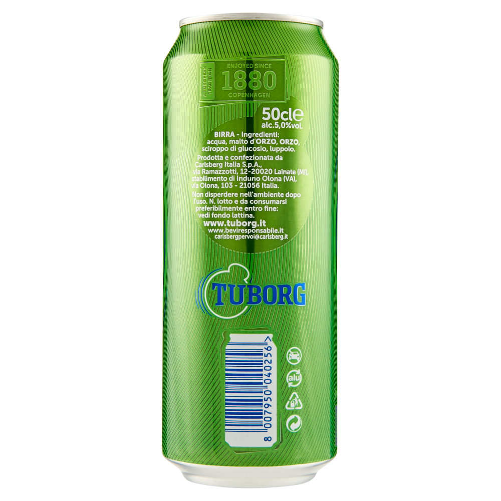 Tuborg Birra Lattina 50 cl