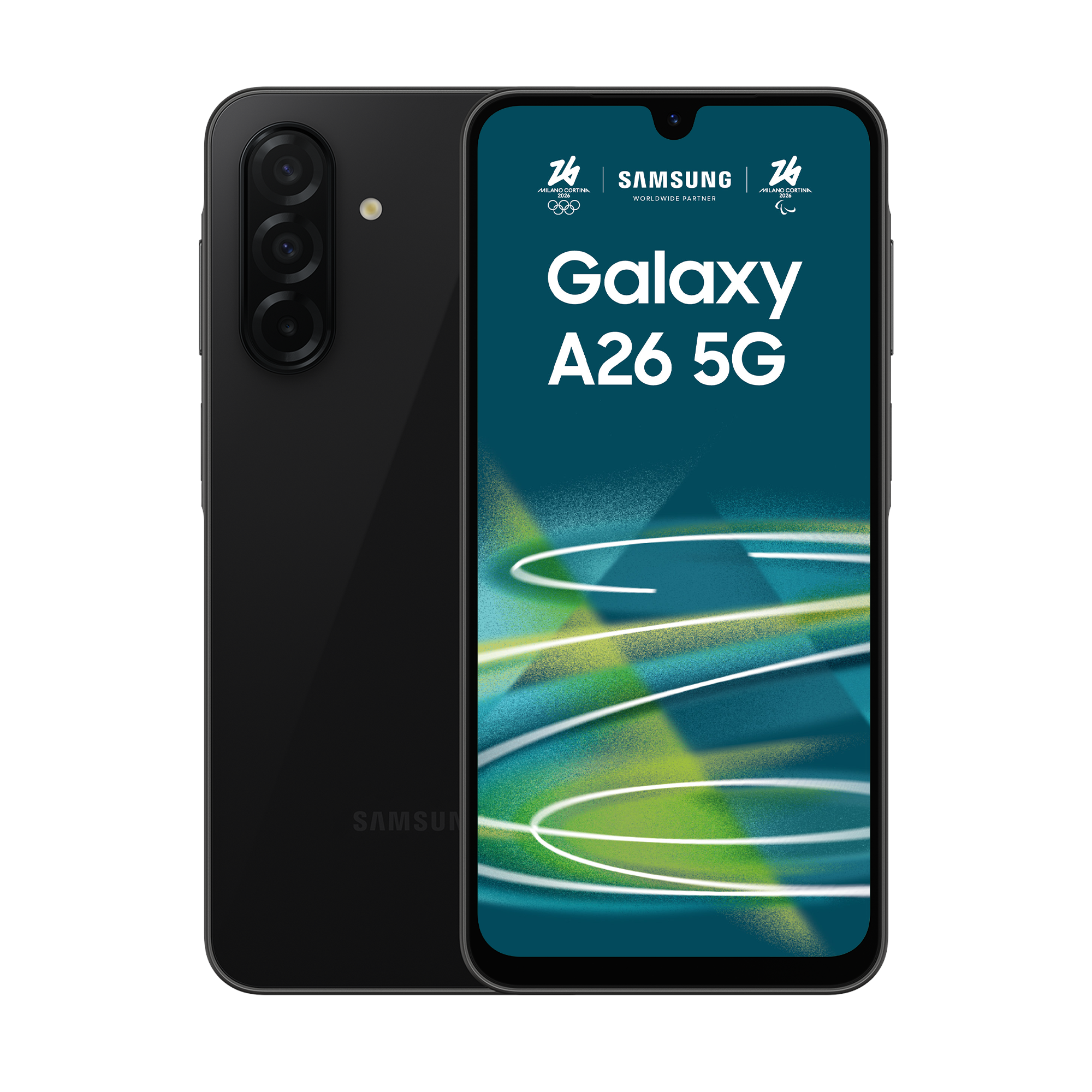 Samsung Galaxy A26 5G, Smartphone con Funzioni intelligenti, Display Super AMOLED 6.7&rdquo;, 6GB RAM, 128GB, Batteria 5.000 mAh, memoria espandibile, Black