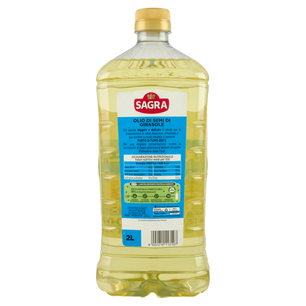 Sagra Olio di Semi di Girasole 2 L
