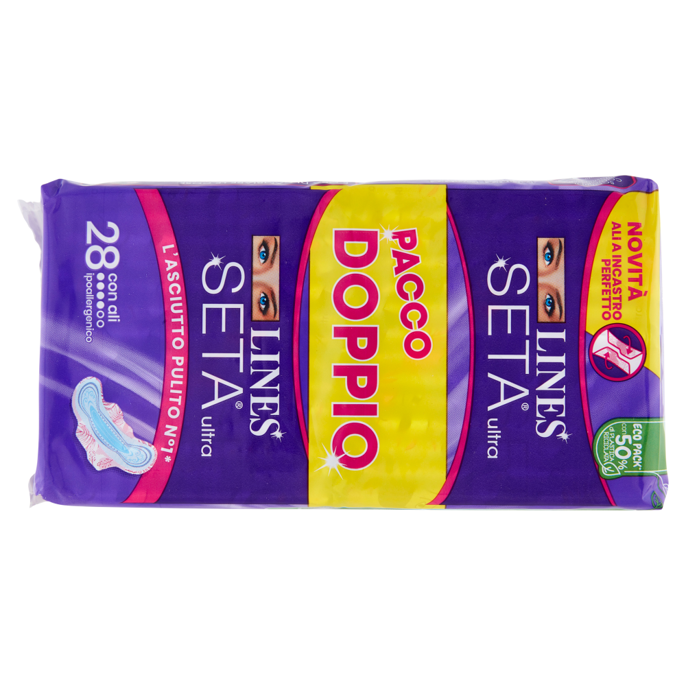 Lines Seta ultra con ali 28 pz