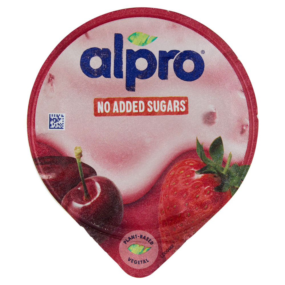 ALPRO Alternativa Vegetale allo Yogurt, Frutti Rossi, Senza Lattosio, Senza Conservanti, 135g