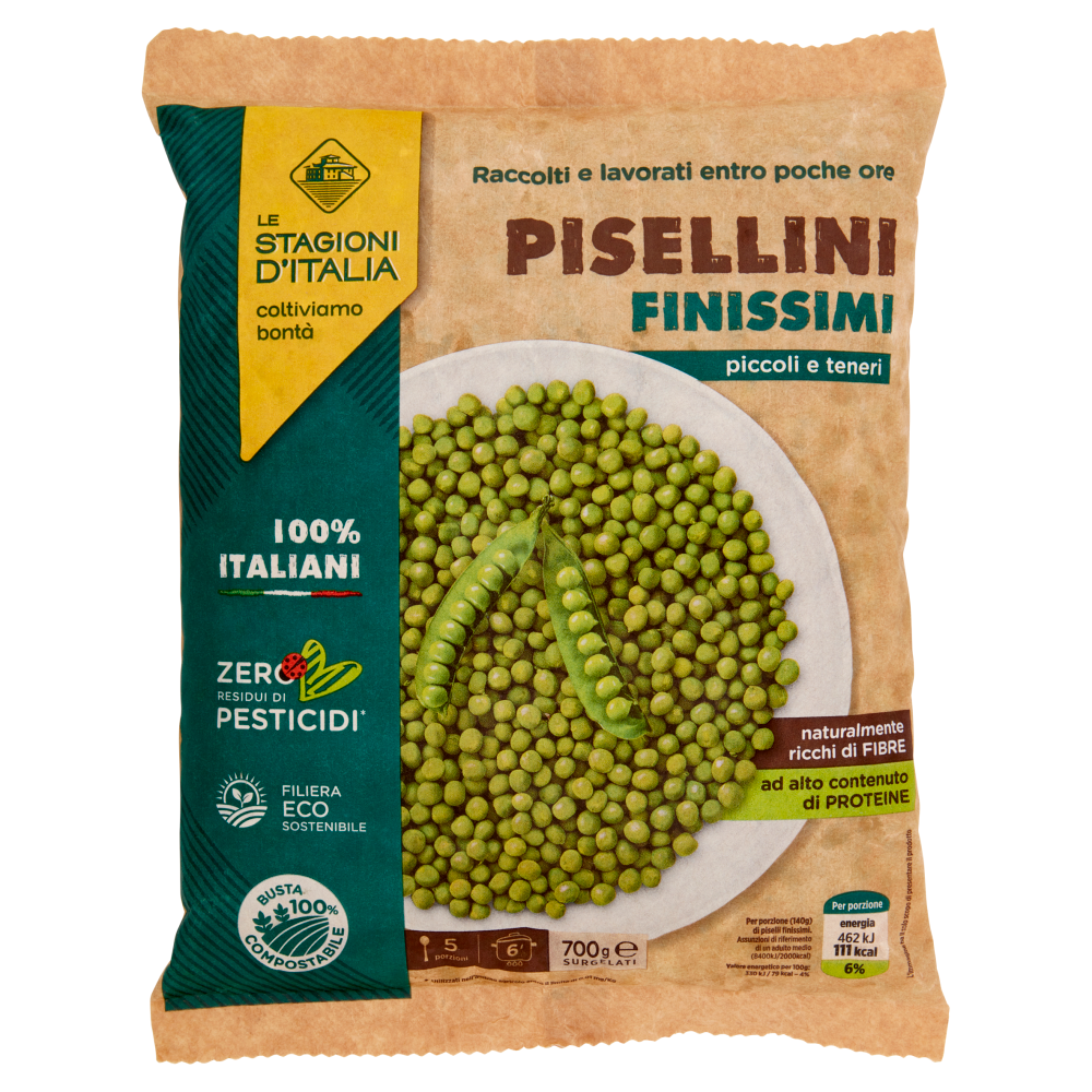Le Stagioni d'Italia Piselli Finissimi Surgelati 700 g