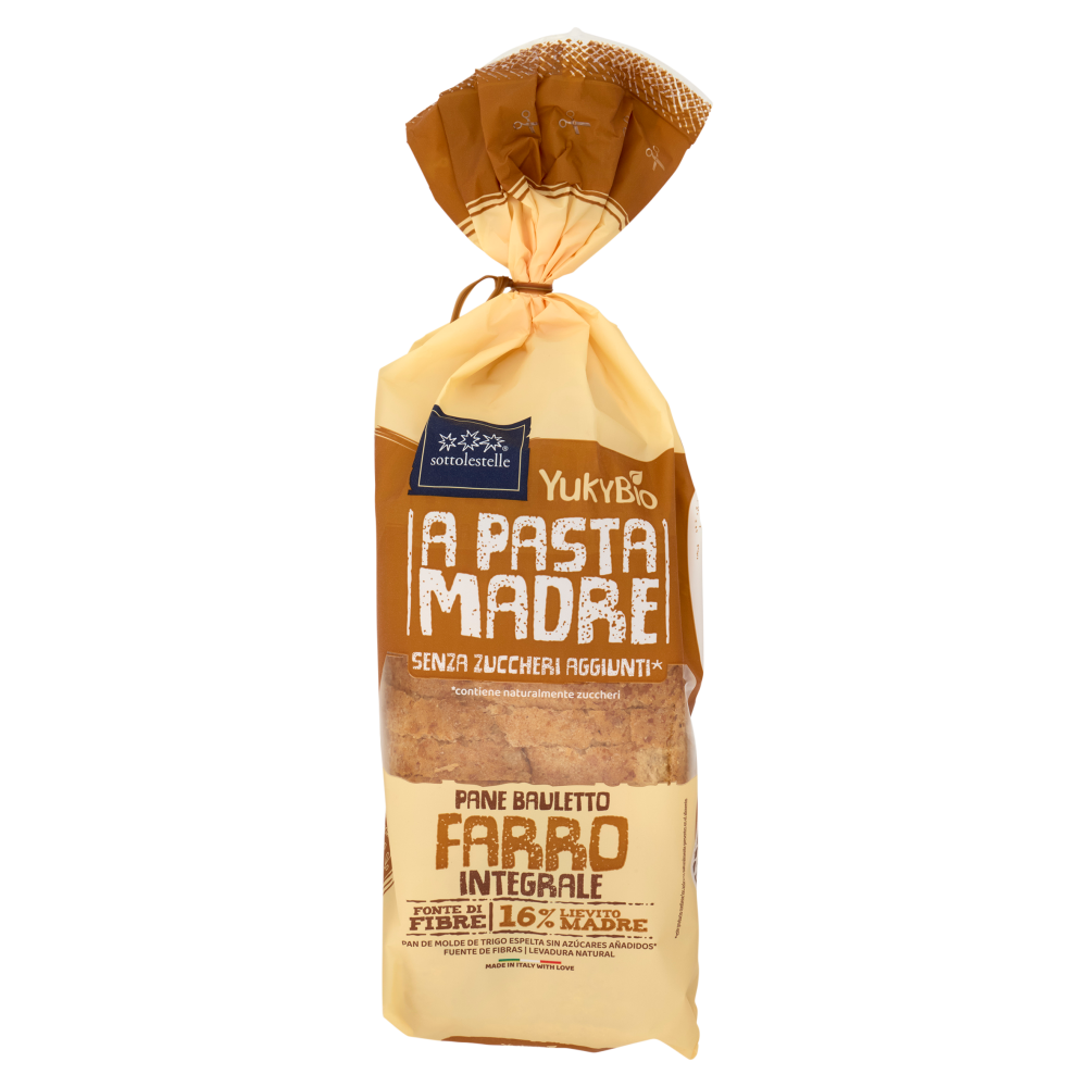 YukyBio A Pasta Madre Pane Bauletto Integrale 400 g