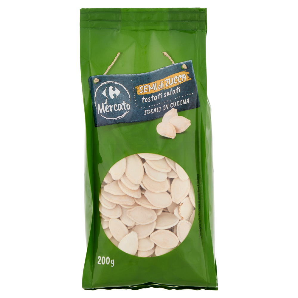 Carrefour il Mercato Semi di Zucca tostati salati 200 g