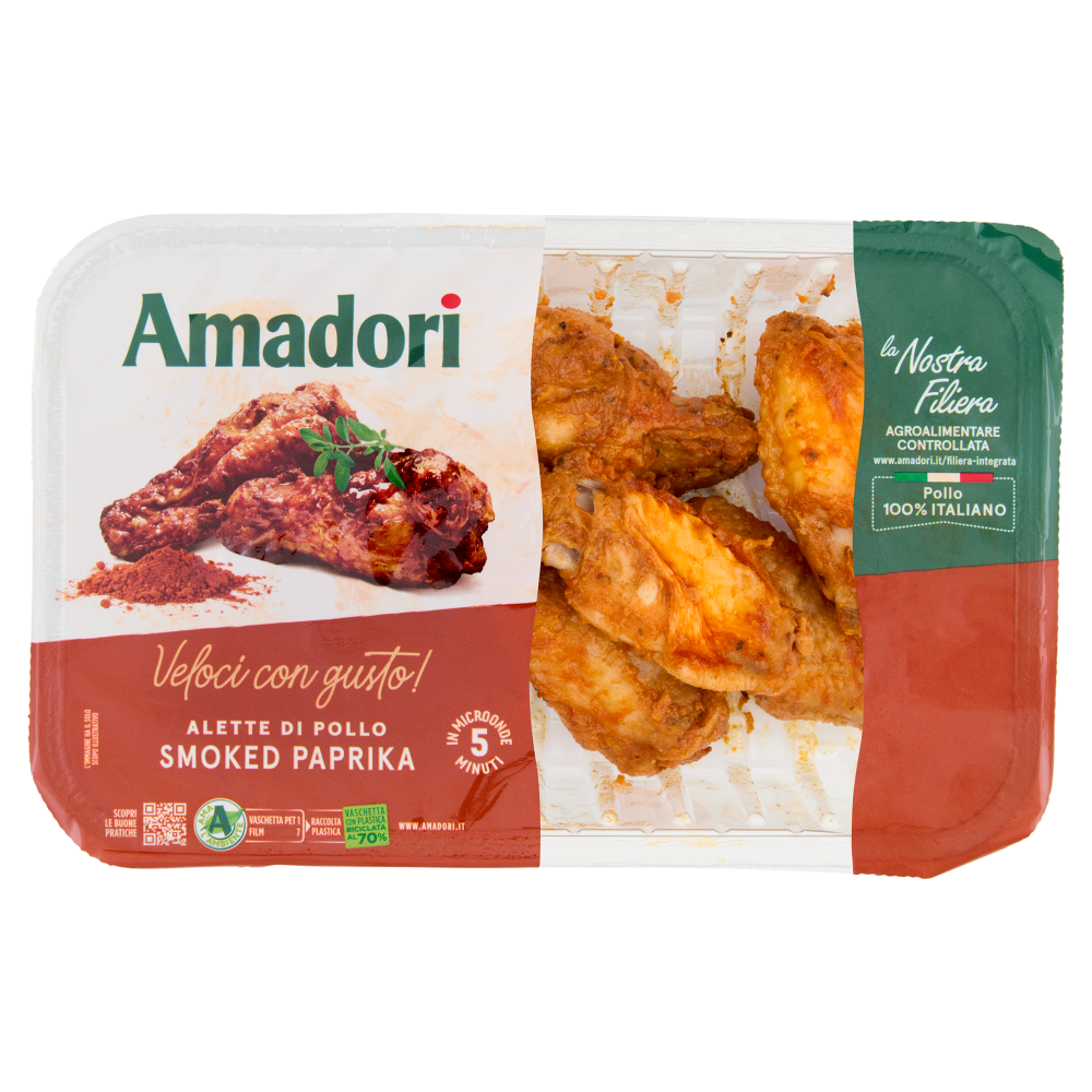 Amadori Alette di Pollo Smoked Paprika 0,500 kg