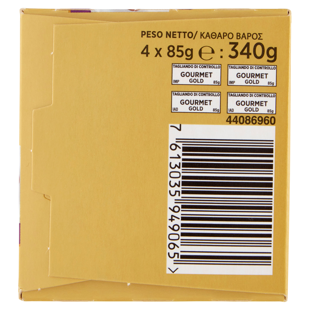 PURINA GOURMET Gold Tortini Agnello & Fagiolini / Tacchino & Spinaci 4 x 85 g