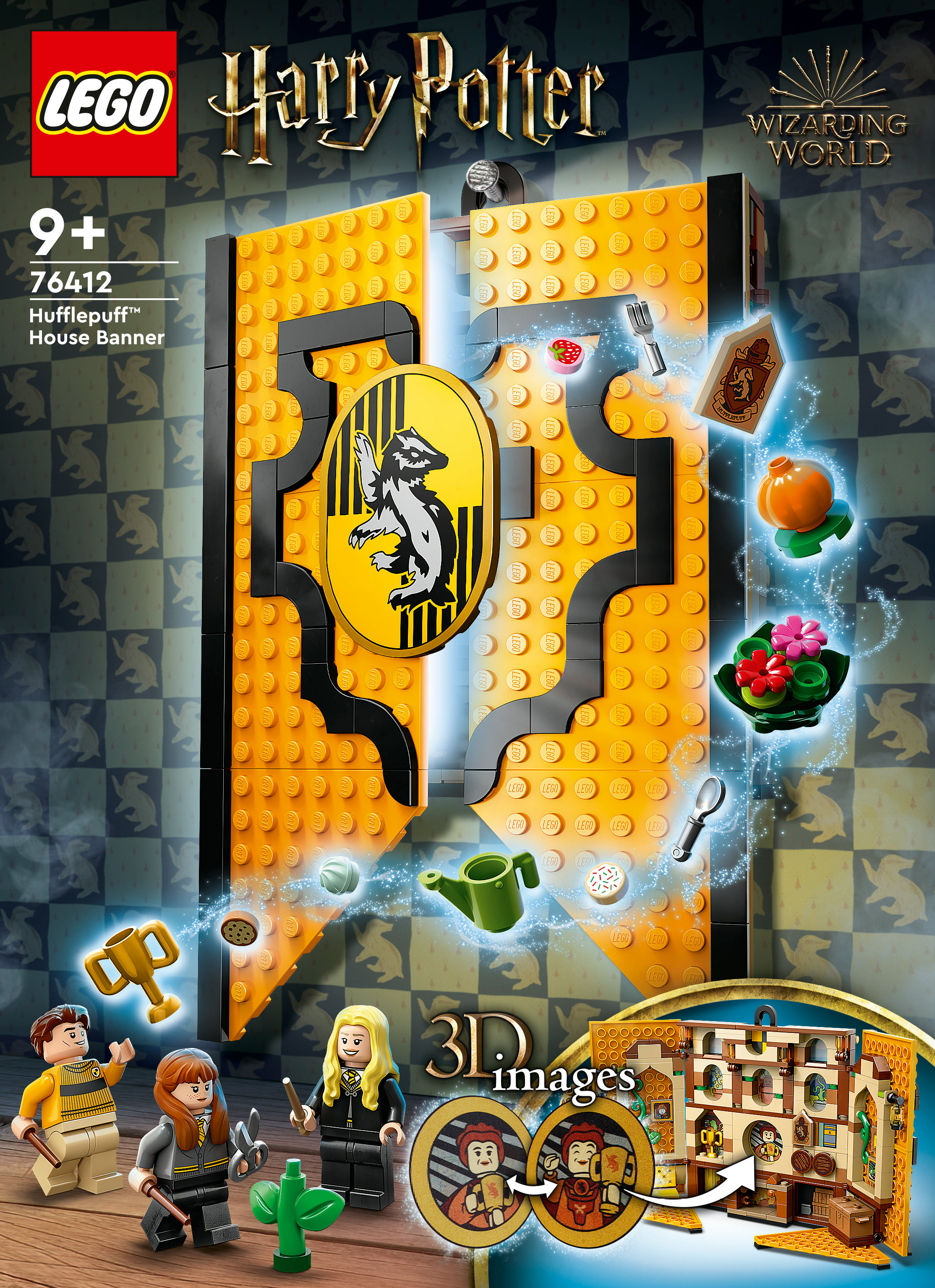 ABYSTYLE Penna Ufficiale HARRY POTTER Tassorosso – Metallo 3D, Inchiostro Nero, Dimensioni 15 X 0,8 Cm, Regalo Per Maghi E Strega