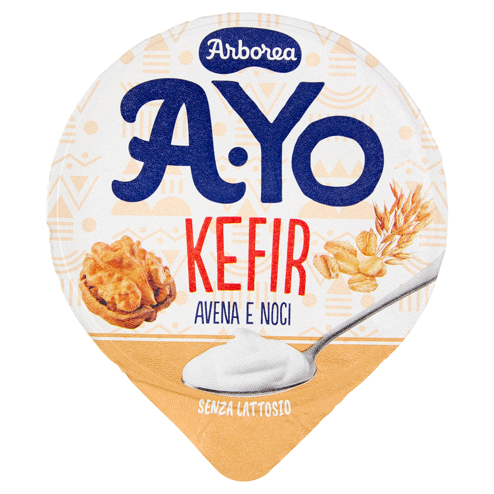 Arborea A-Yo Kefir Avena e Noci Senza Lattosio 140 g
