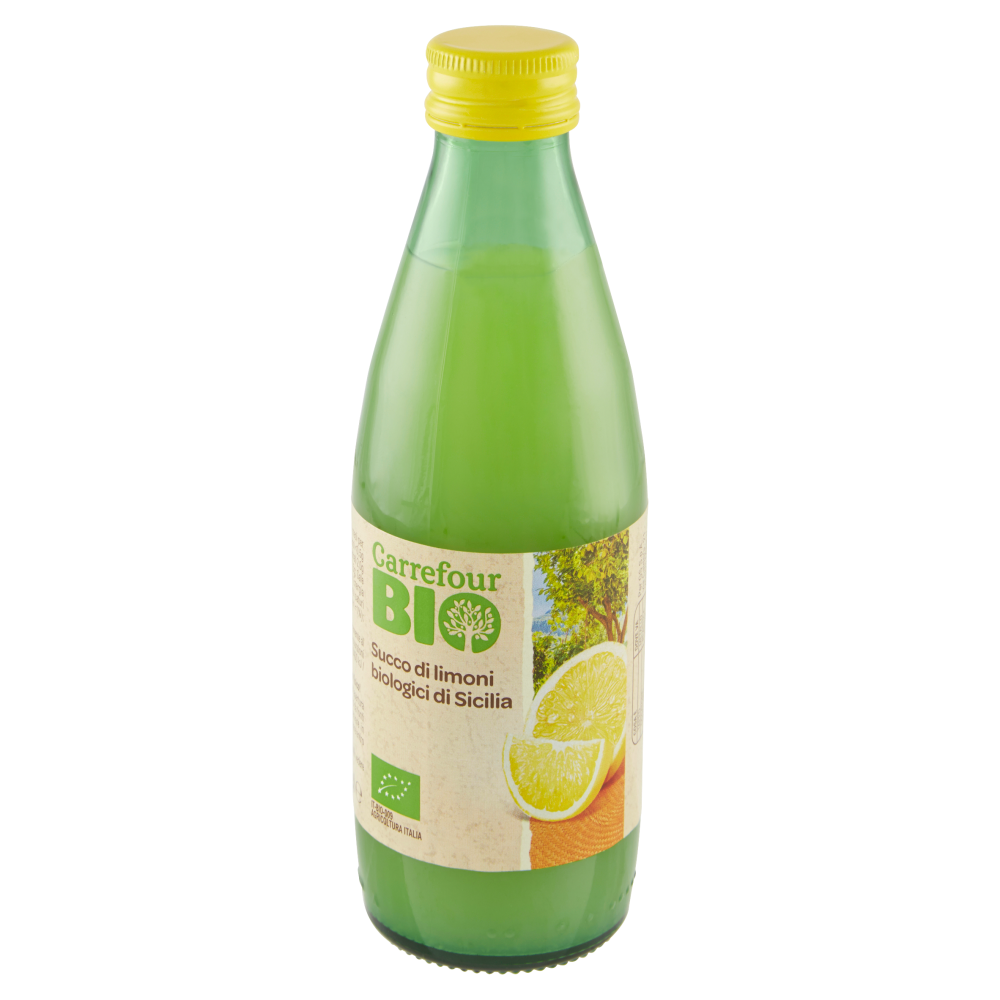 Carrefour Bio Succo di limoni biologici di Sicilia 25 cl