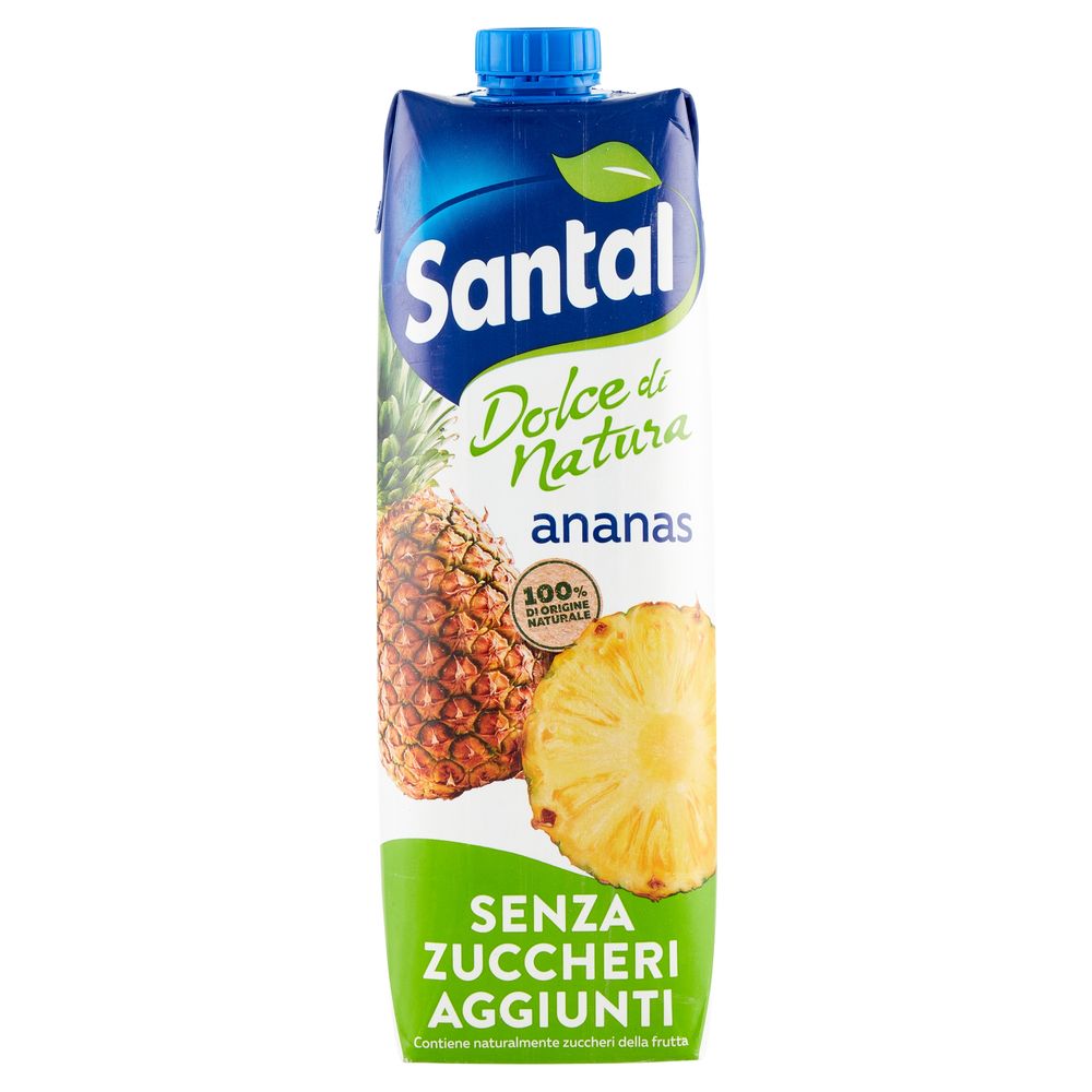 Santal Succo di Frutta Ananas Senza Zuccheri Aggiunti 1000 ml