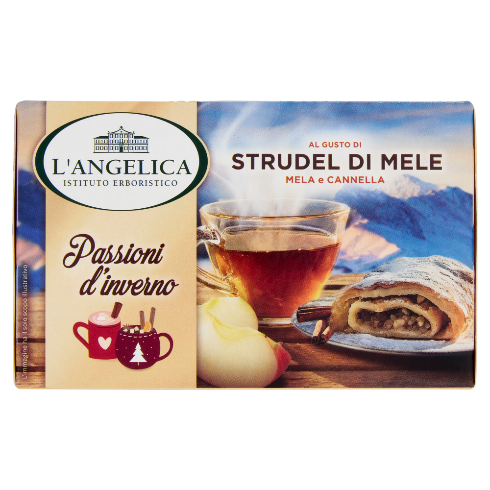 L'Angelica Passioni d'inverno al Gusto di Strudel di Mele 15 Filtri 27 g