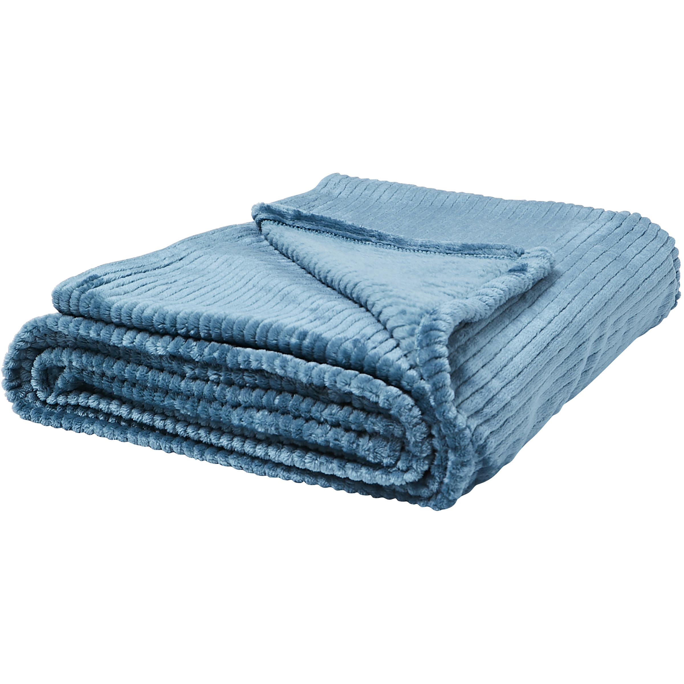 TEX HOME Plaid singolo lavorato, blu