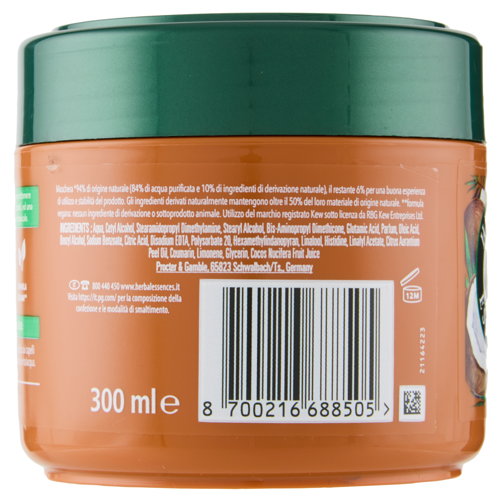 Herbal Essences Idrata profumo di cocco Maschera per Capelli 300 ml