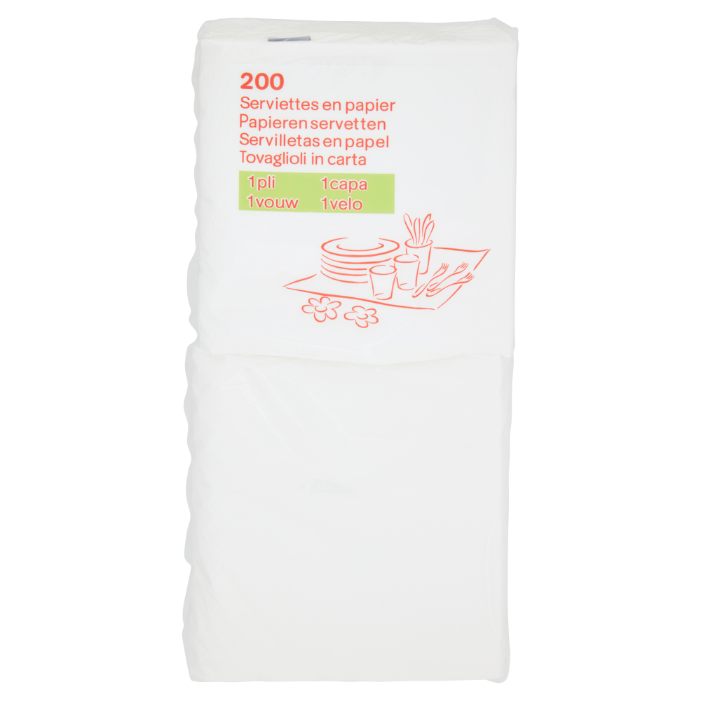 200 Tovaglioli in carta 1 velo