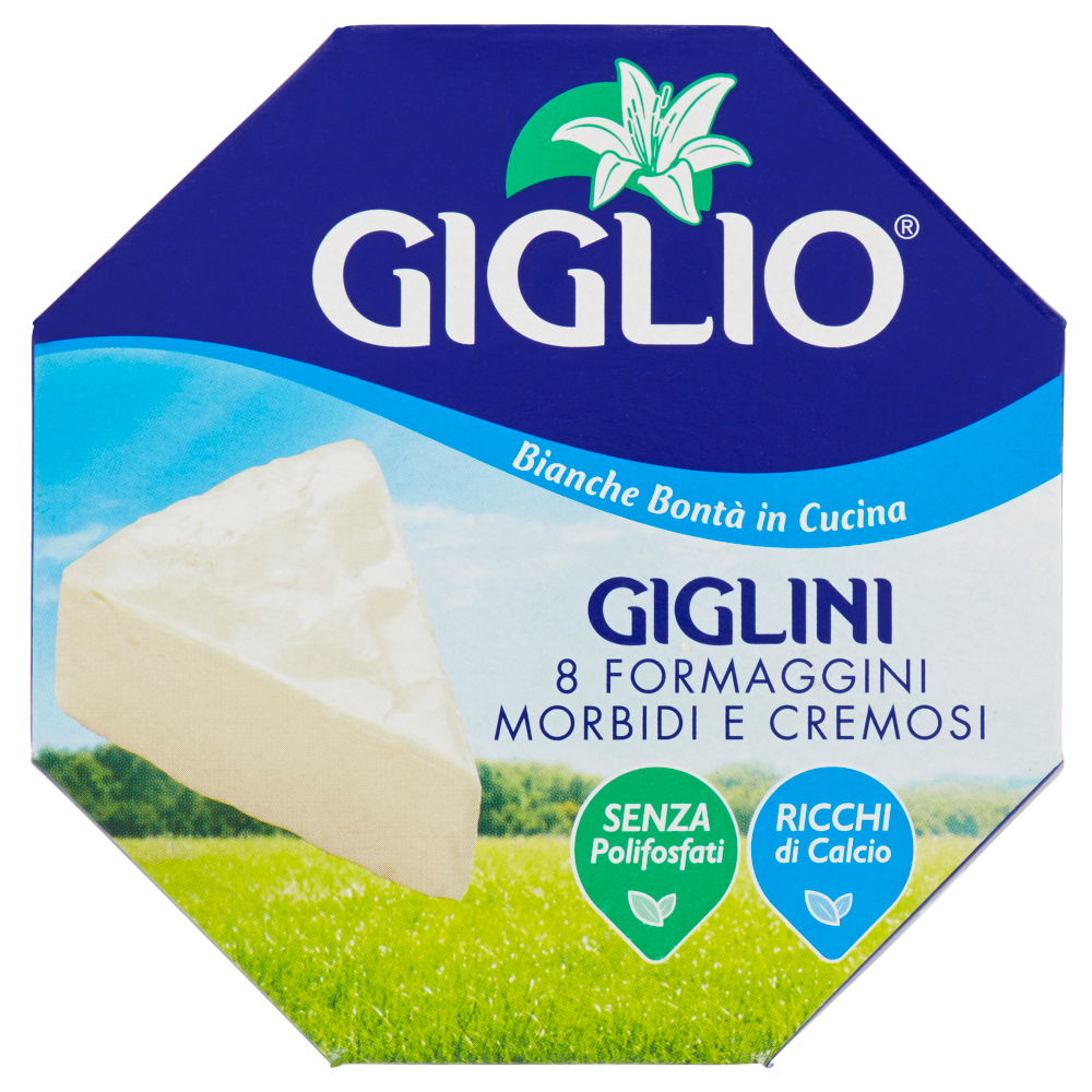 Giglio Giglini 8 formaggini morbidi e cremosi 175 g