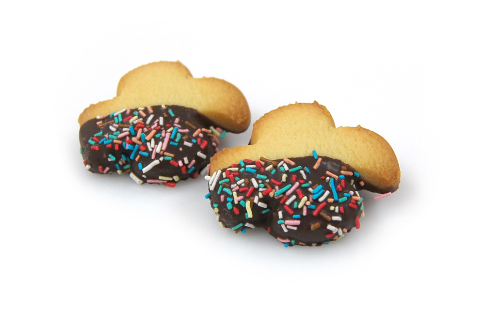 Biscotti colombine di frolla decorati 150 g