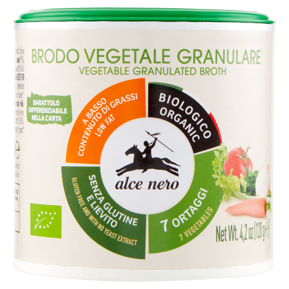 alce nero Brodo Vegetale Granulare 120 g