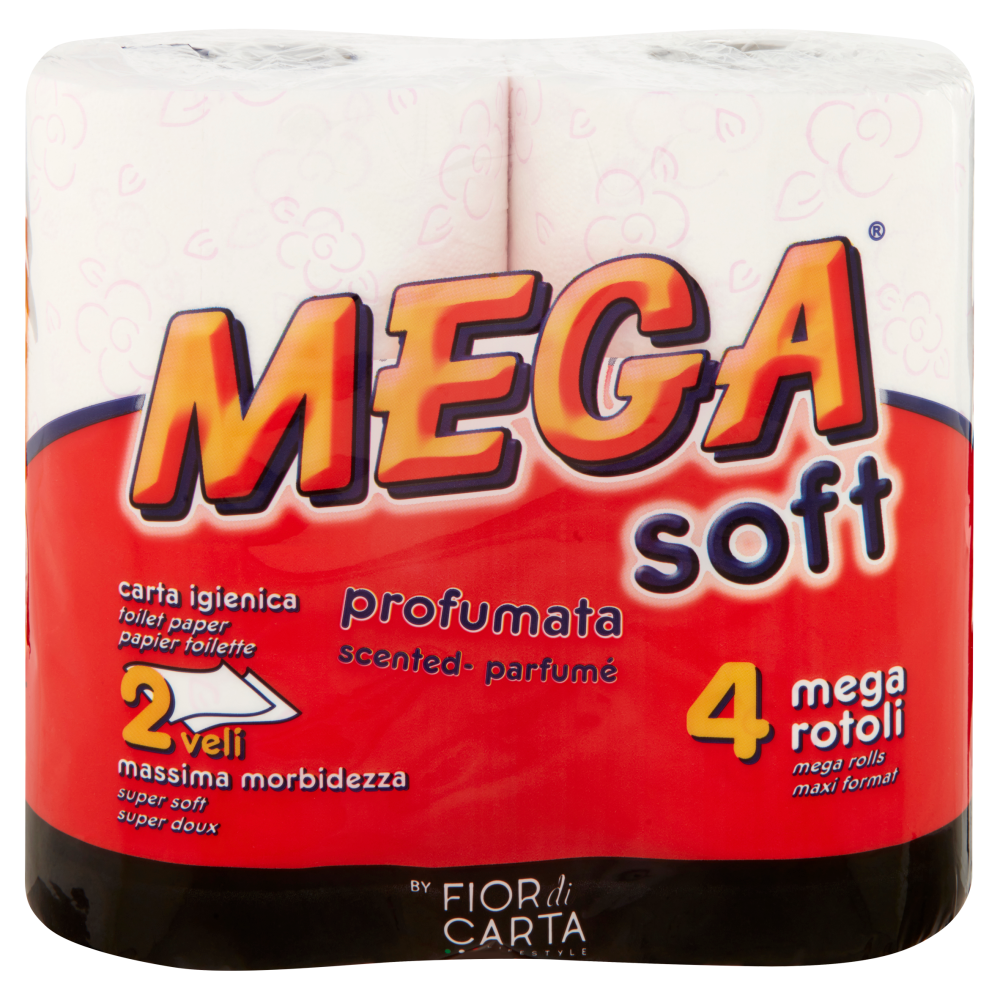 Fior di Carta Lifestyle Mega soft carta igienica profumata 2 veli 4 pz