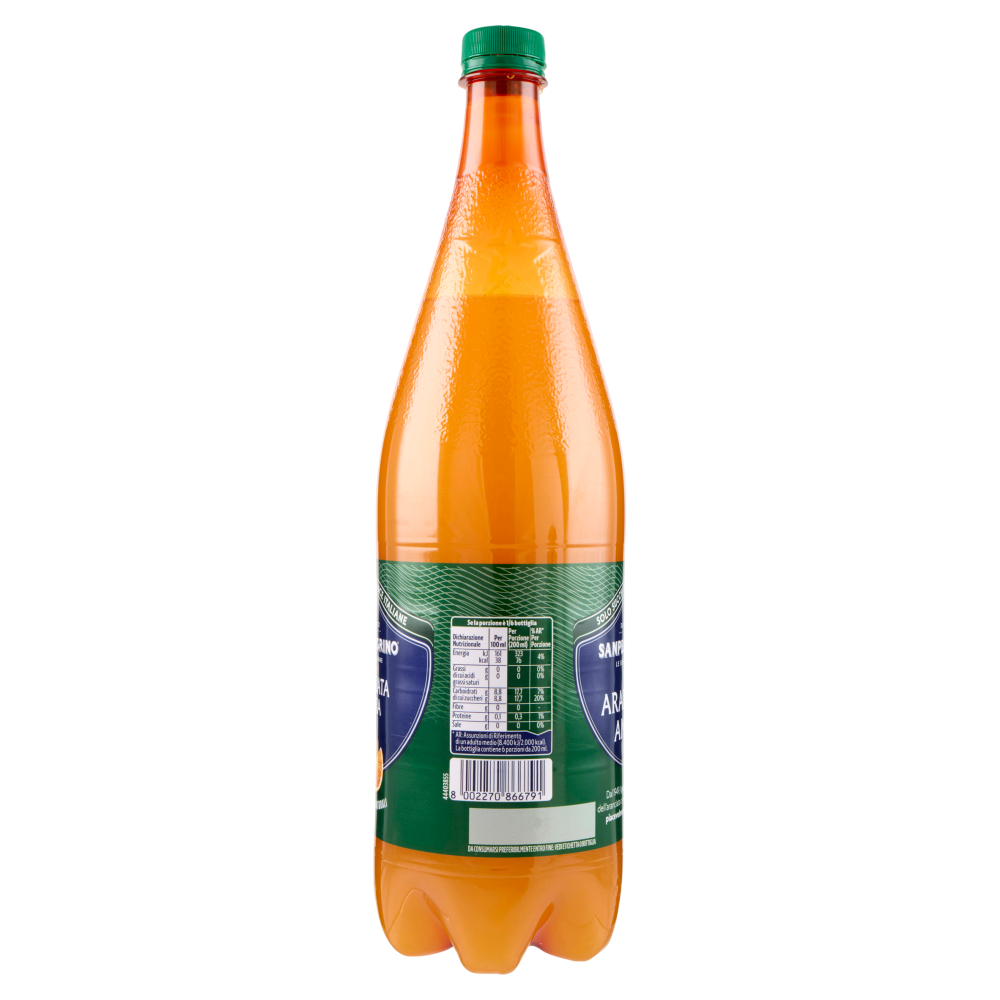 BIBITE SANPELLEGRINO, Bevande Gassate, Naturali, Aranciata Amara, Pet 120cl