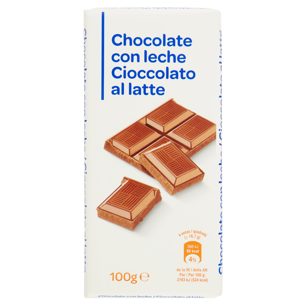 Cioccolato al latte 100 g