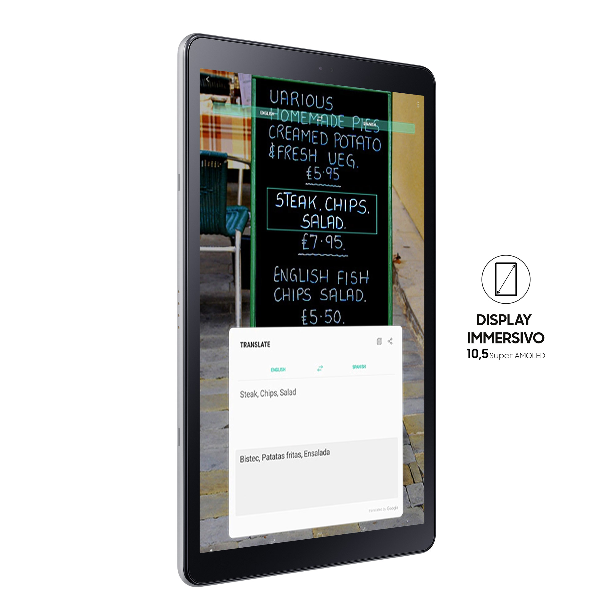 Samsung Galaxy Tab A , Grey, 10.5", Wi-Fi/LTE, 32GB