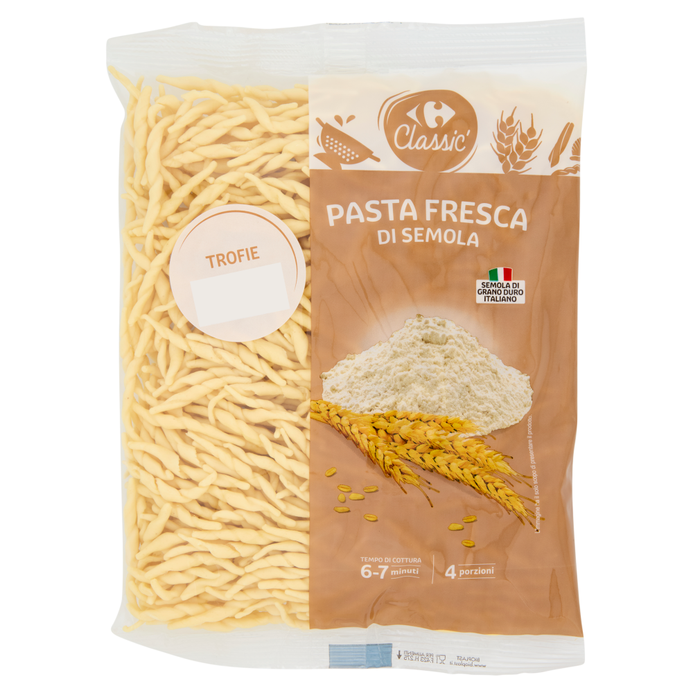 Carrefour Classic Pasta Fresca di Semola Trofie 500 g