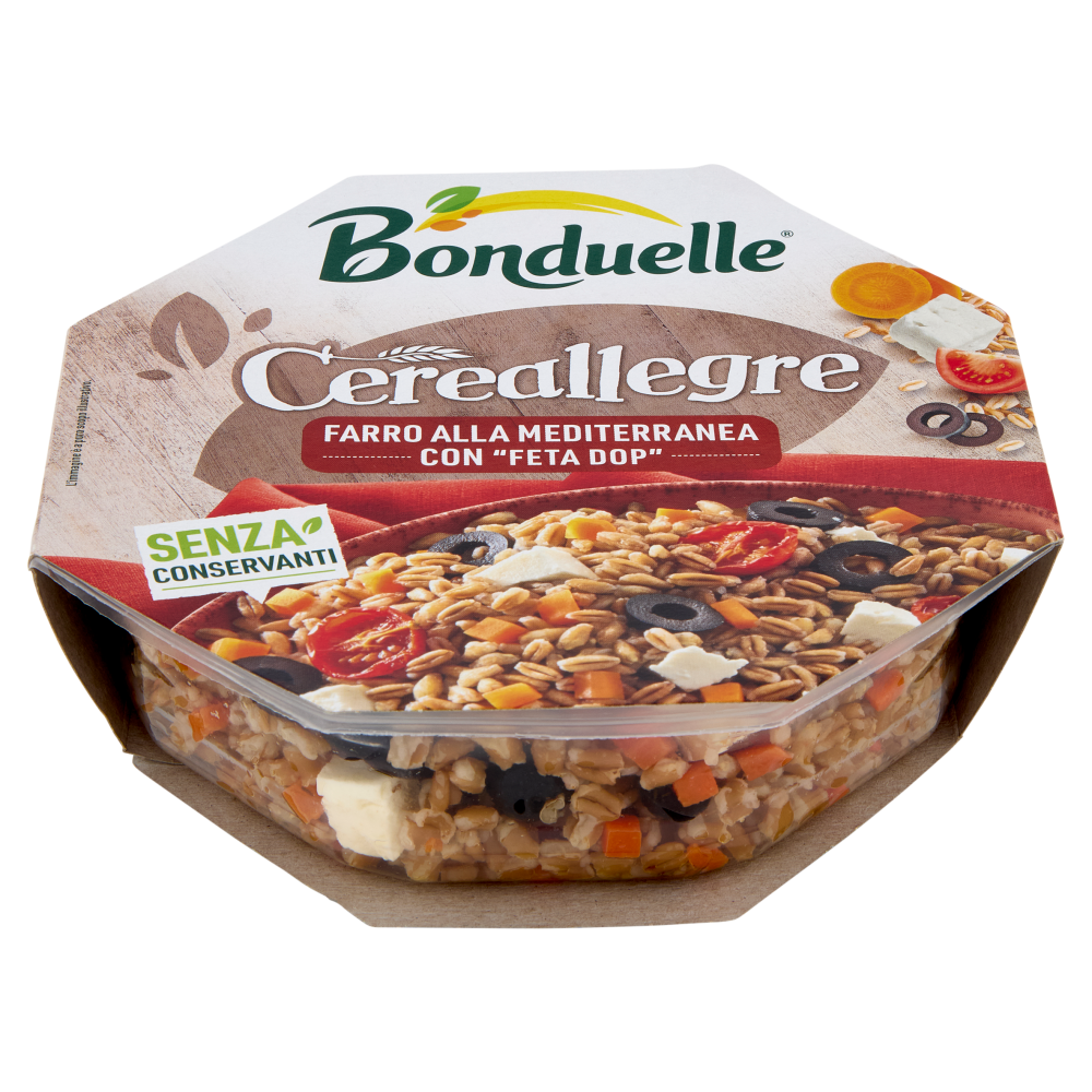 Bonduelle Cereallegre Farro alla Mediterranea con "Feta DOP" 200 g 