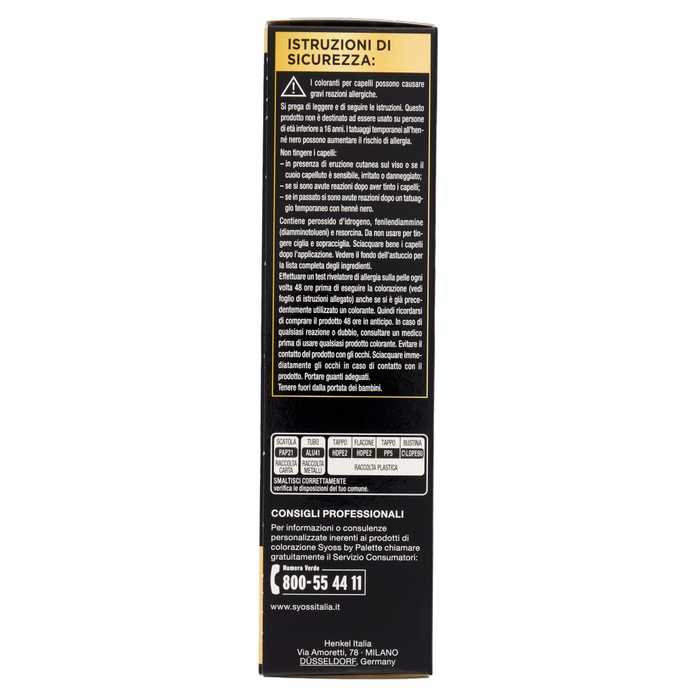 Syoss By Palette oleo intense Castano Scuro 2-10