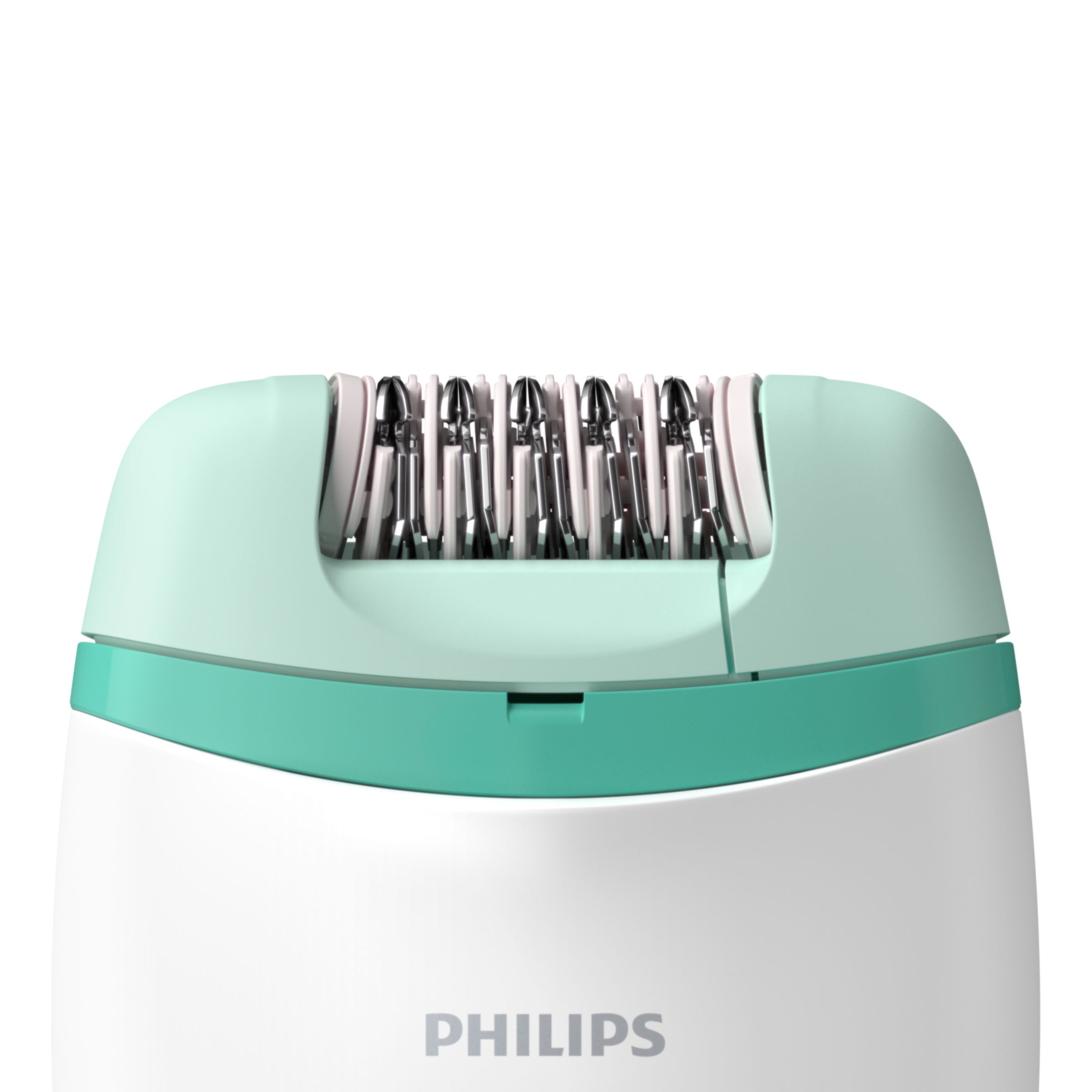 Philips Satinelle Essential Epilatore compatto, per gambe, con filo + 2 accessori