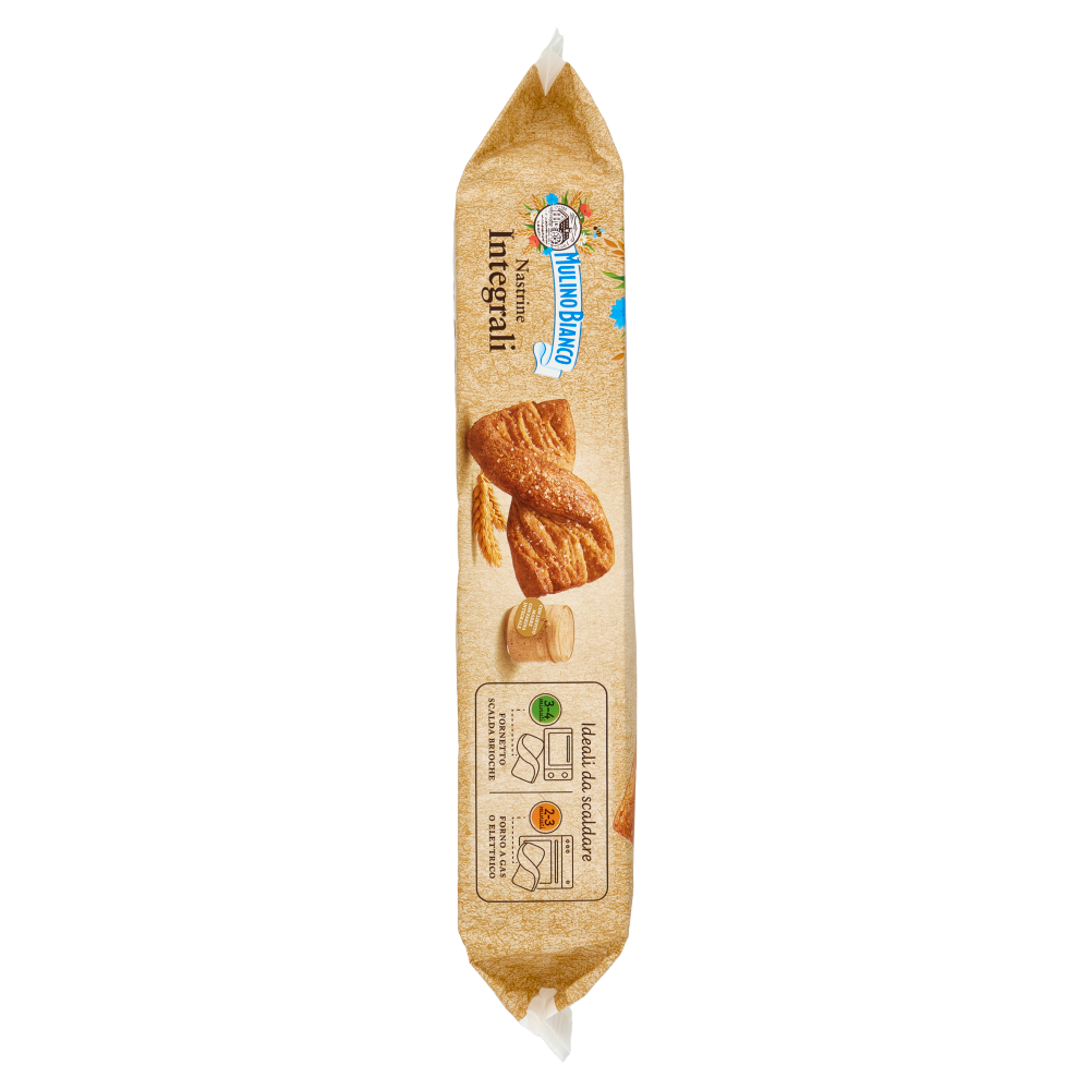 Mulino Bianco Nastrine Integrali Merenda 100% Farina Integrale 6 pezzi 240g