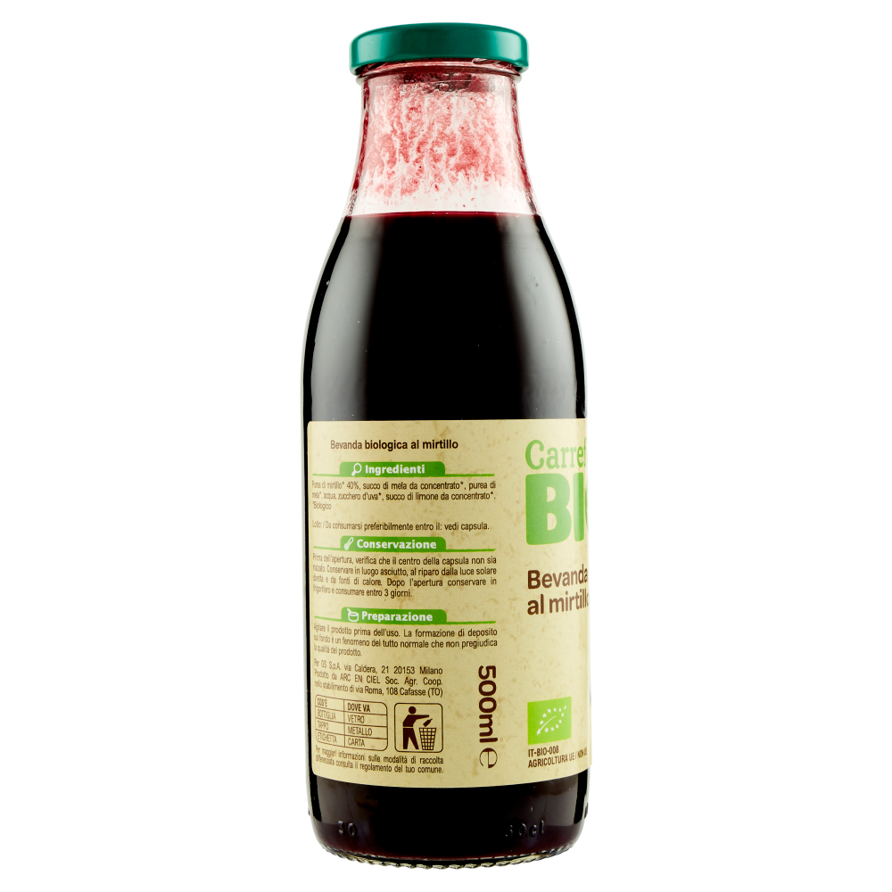 Carrefour Bio Bevanda al mirtillo 500 ml
