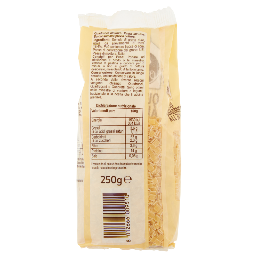 Carrefour Original N°250 Quadrucci all'Uovo 250 g