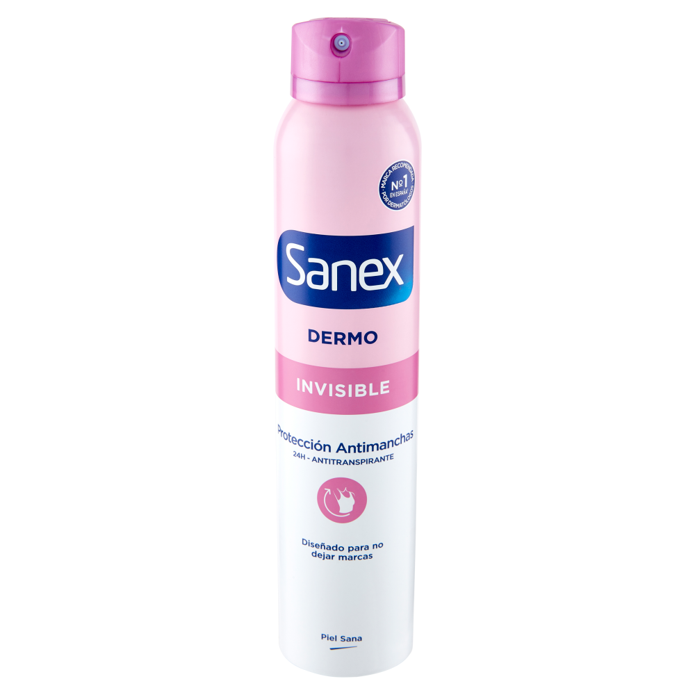 Sanex deodorante spray Dermo Invisible anti-macchia 24h 200 ml