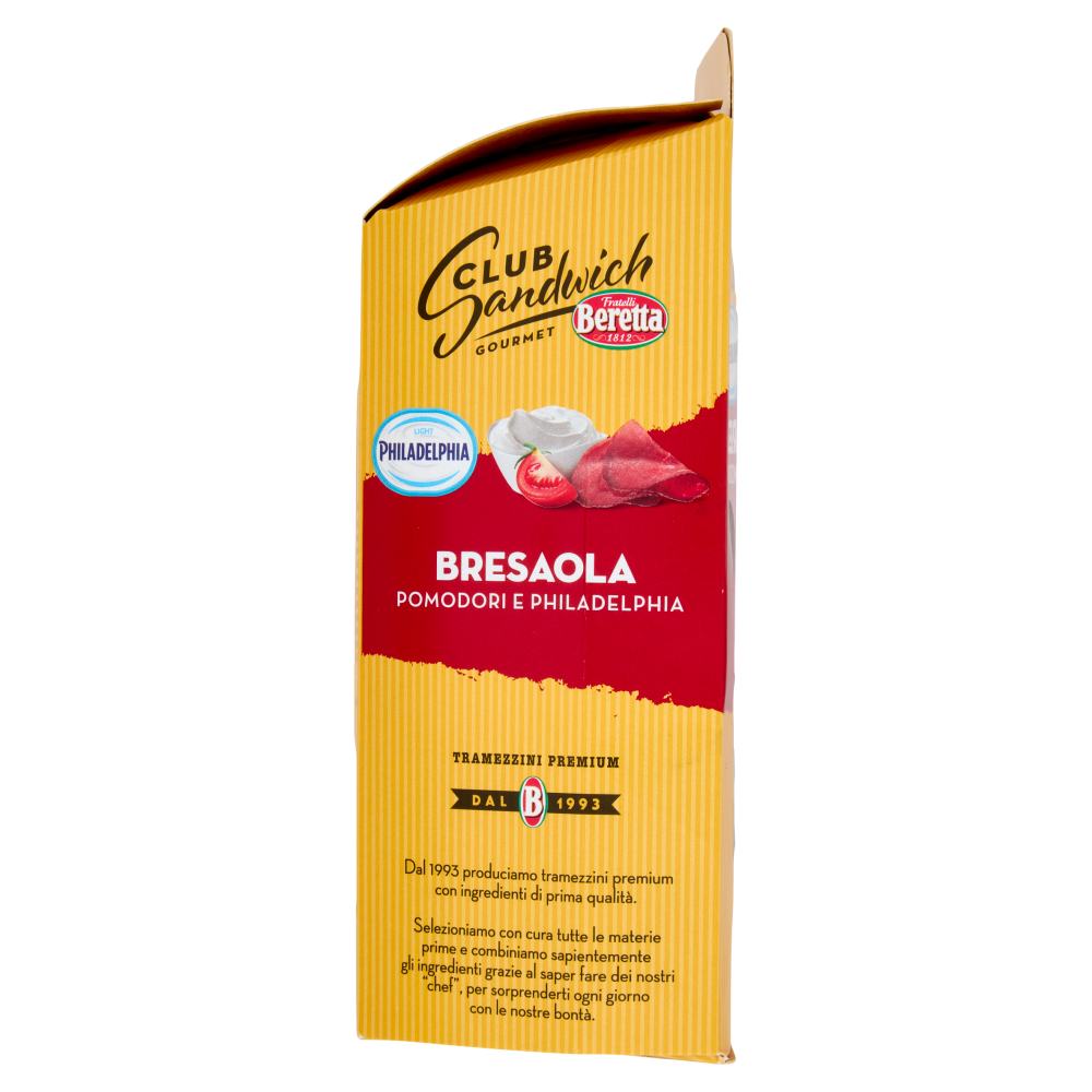 Beretta Club Sandwich Gourmet Bresaola Pomodori e Philadelphia 150 g