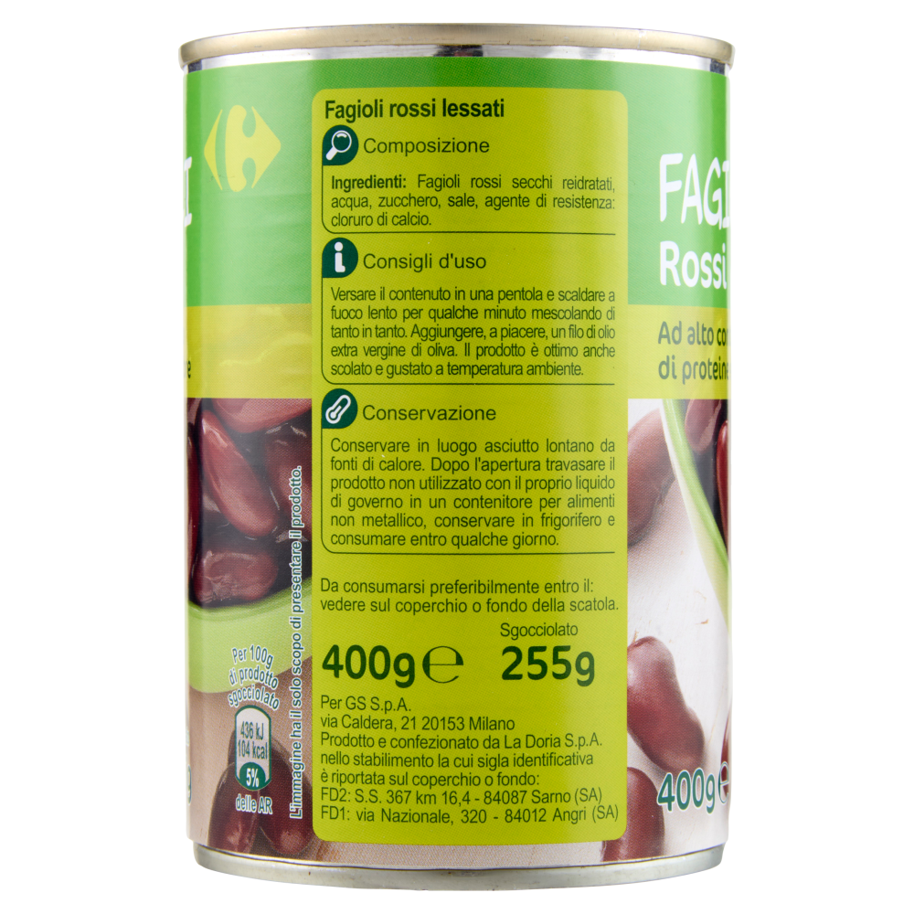 Carrefour Fagioli Rossi 400 g