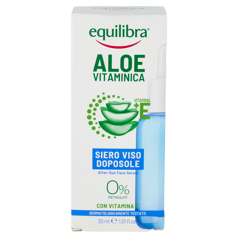 equilibra Aloe Vitaminica Siero Viso Doposole 30 ml