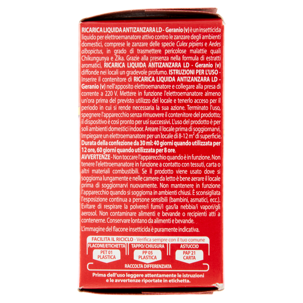 VAPE Liquido Geranio Ricarica 30 ml