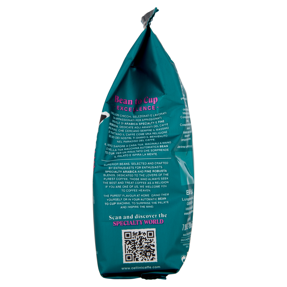 Cellini Caffè Specialty Coffee Meraviglia Caffè in Grani 200 g