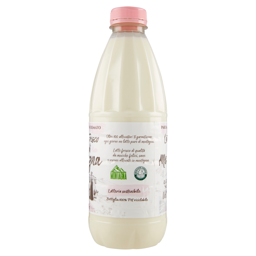Latteria Sociale Valtellina Latte Fresco di Montagna Parzialmente Scremato 1 litro