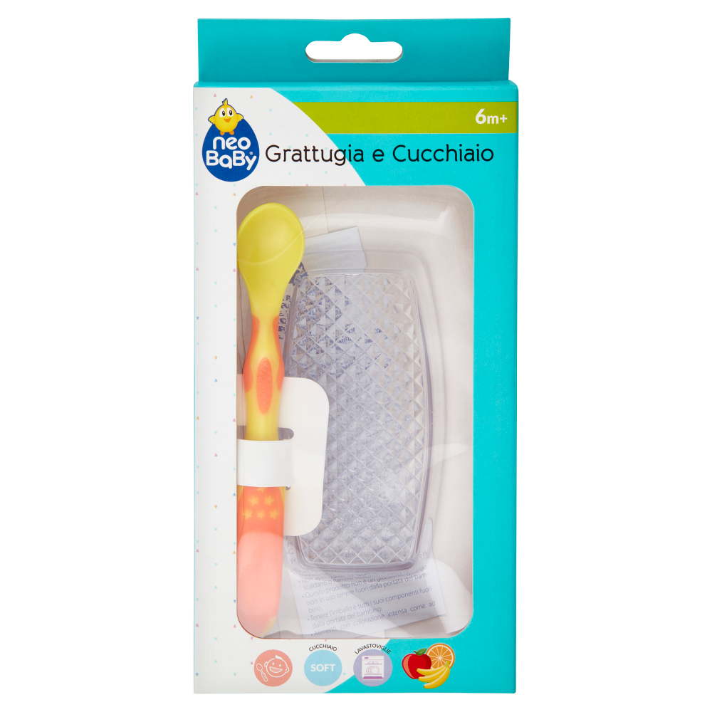 neo Baby Grattugia e Cucchiaio 6m+