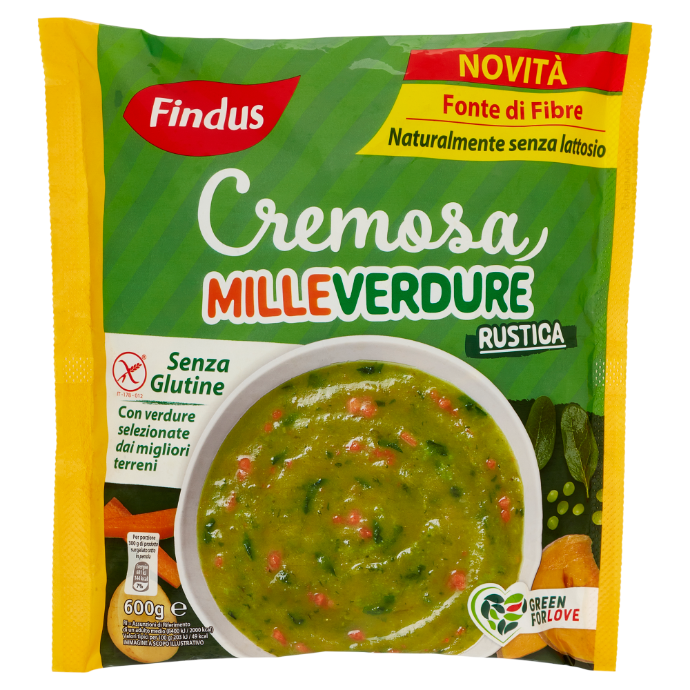 Findus Cremosa Milleverdure Rustica 600 g