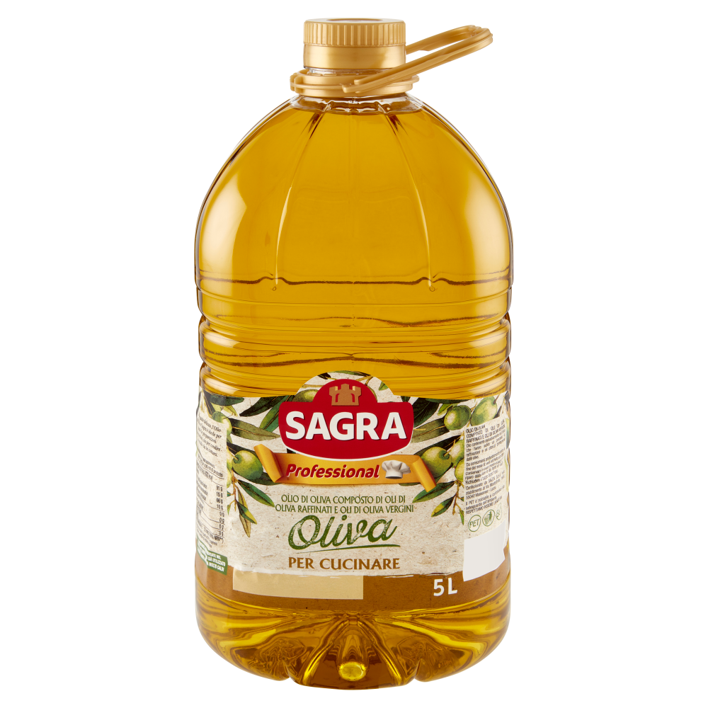 Sagra Professional Olio di Oliva Composto di Oli di Oliva Raffinati e Oli di Oliva Vergini Oliva 5 L